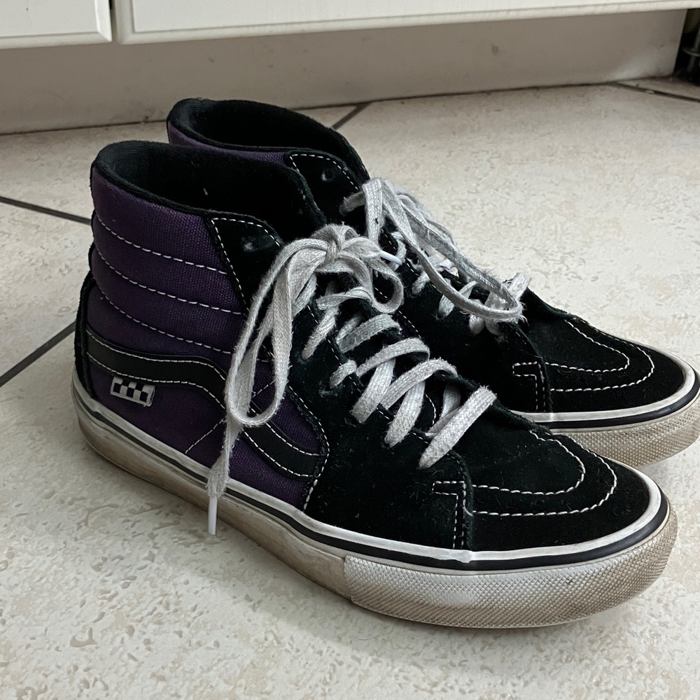 Vans Sk8-Hi High-Top Sneakers - size 7 in men’s, 8.5 in women’s